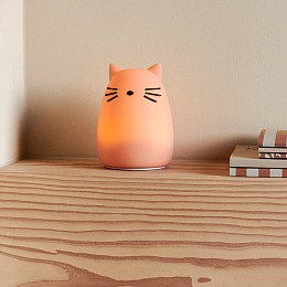 Светильник в виде кота LIEWOOD, розовый